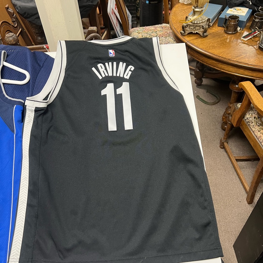 Black Basketball Jersey with White Accents